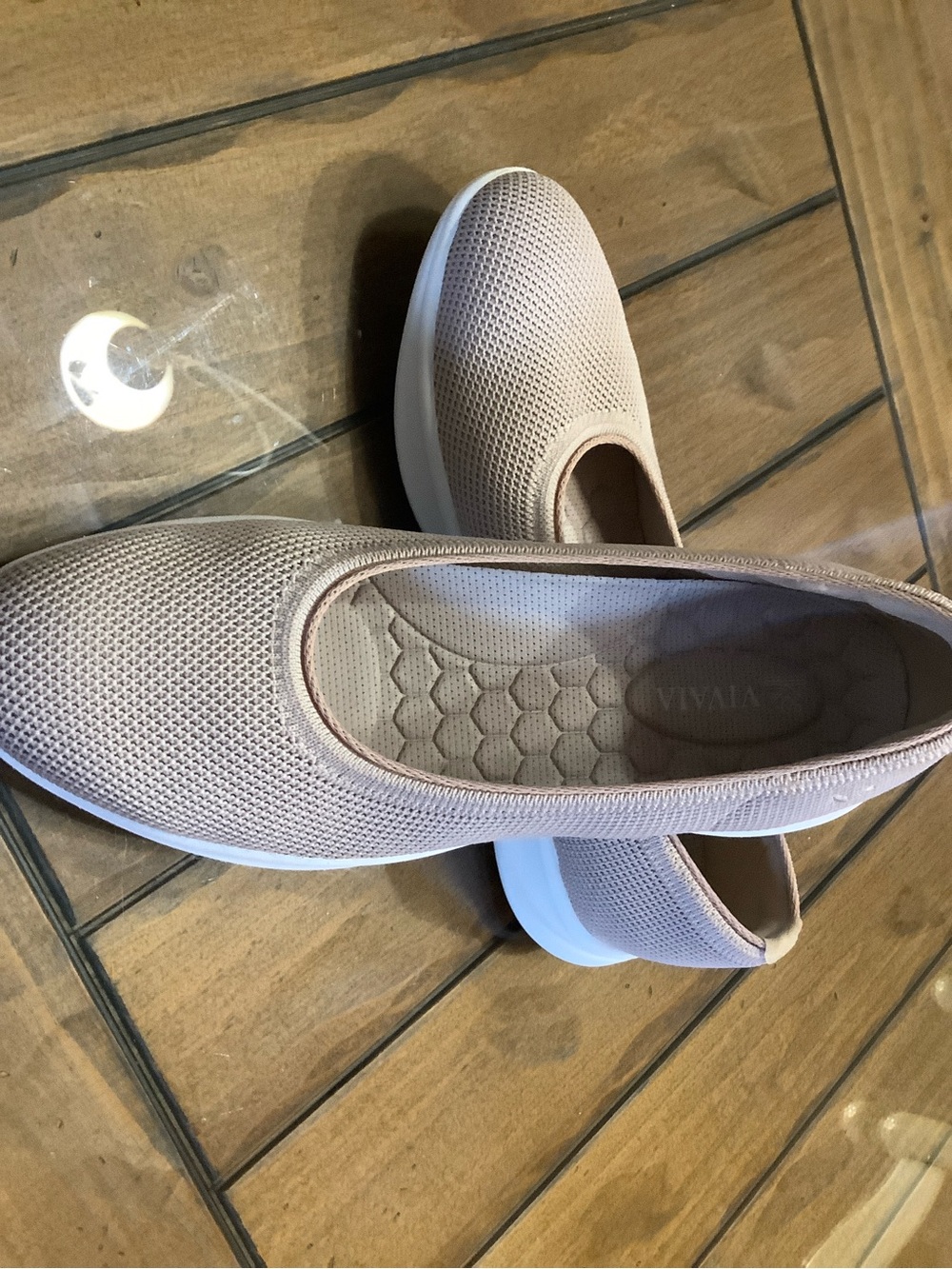 Vivala Isabel Walker Pro hybrid ballet flats 38.5 in taupe